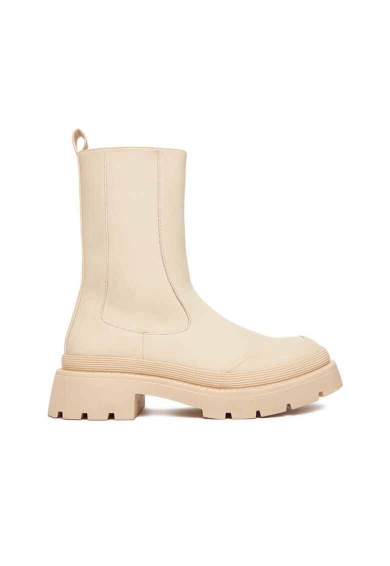 Botine dama 13096-10 - Bej - Textil