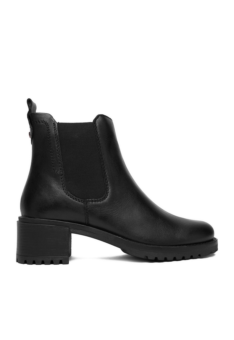Botine Piele naturala - Negru - Negru