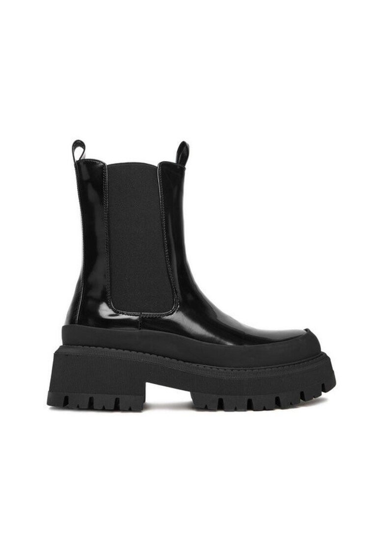 Botine dama 58089-2 - Textil - Negru
