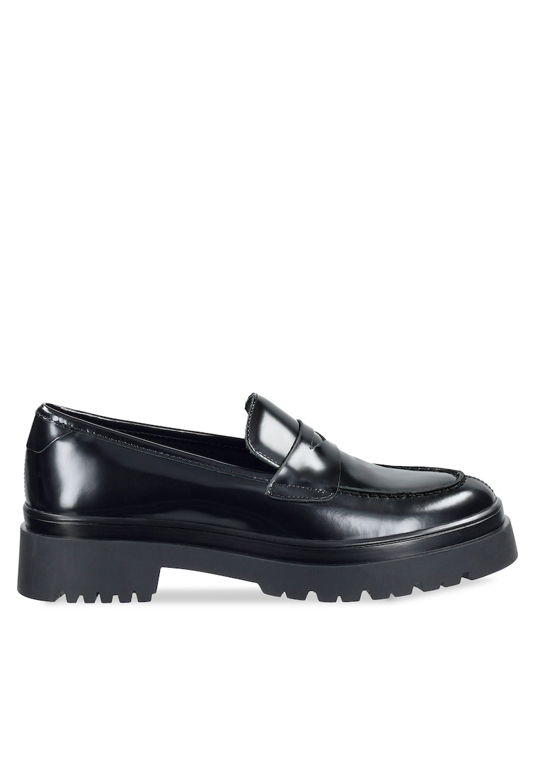 Mocasini dama piele naturala - negru