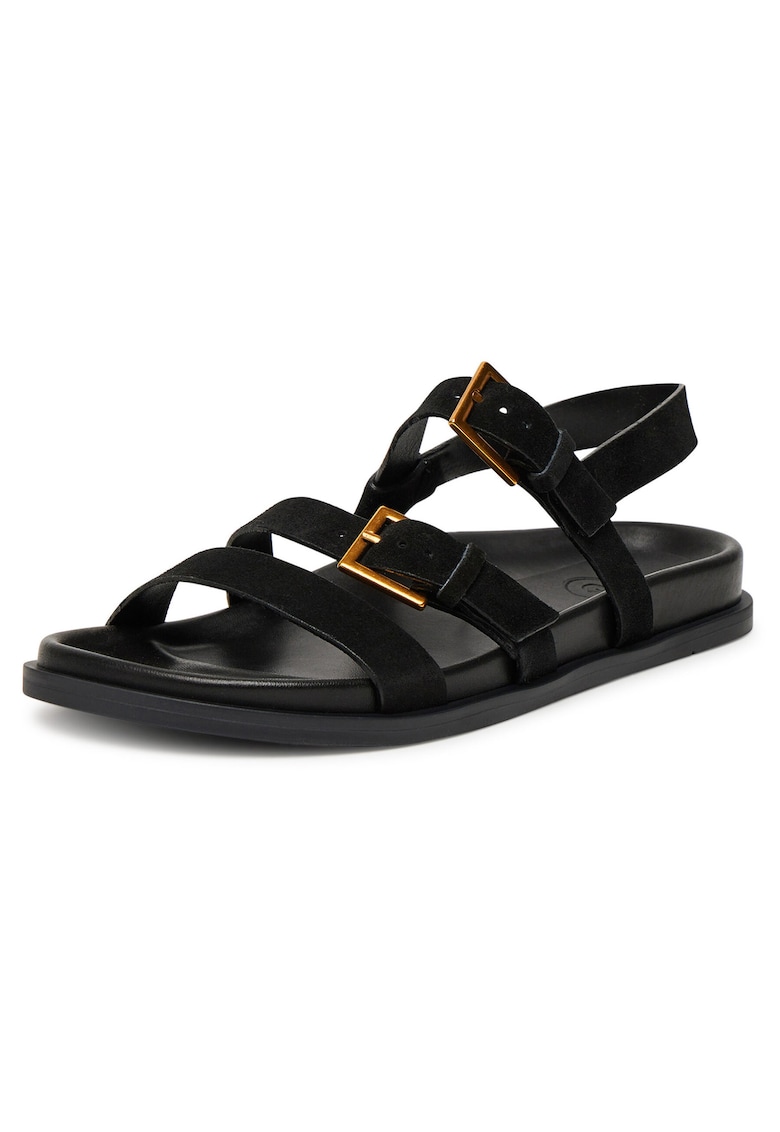 Sandale dama - MOIRA-MD - piele naturala - negru
