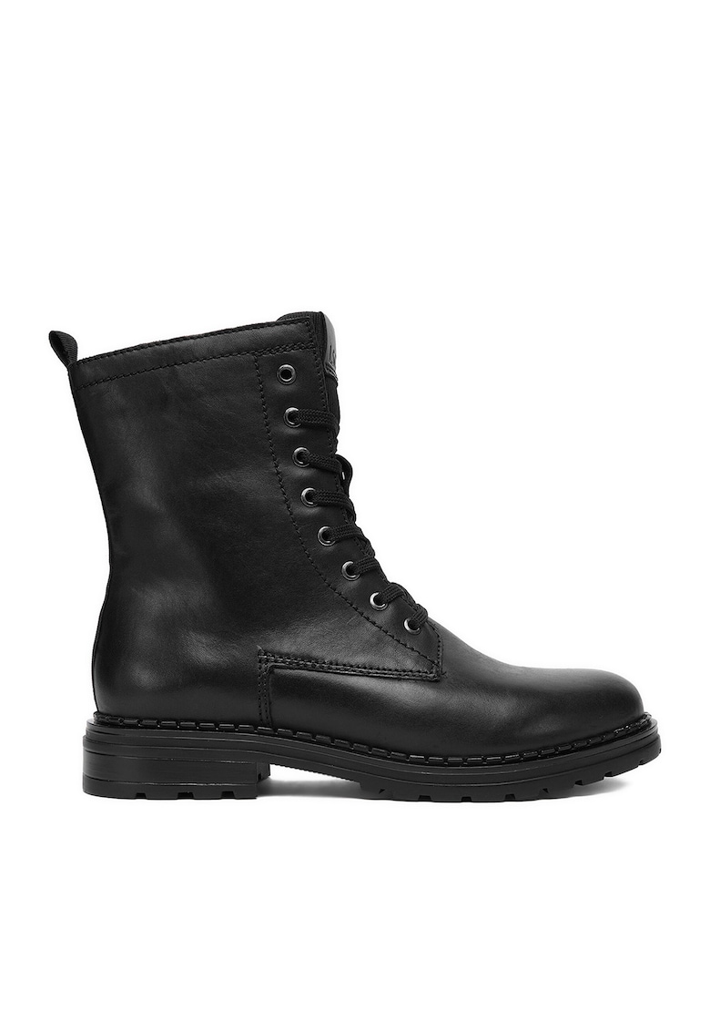 Ghete dama negru - piele naturala - Negru