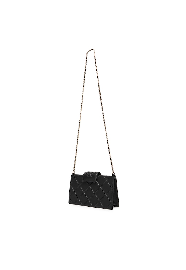 Tory Burch Geanta dama Fleming Mini Chain W - piele naturala - neagra