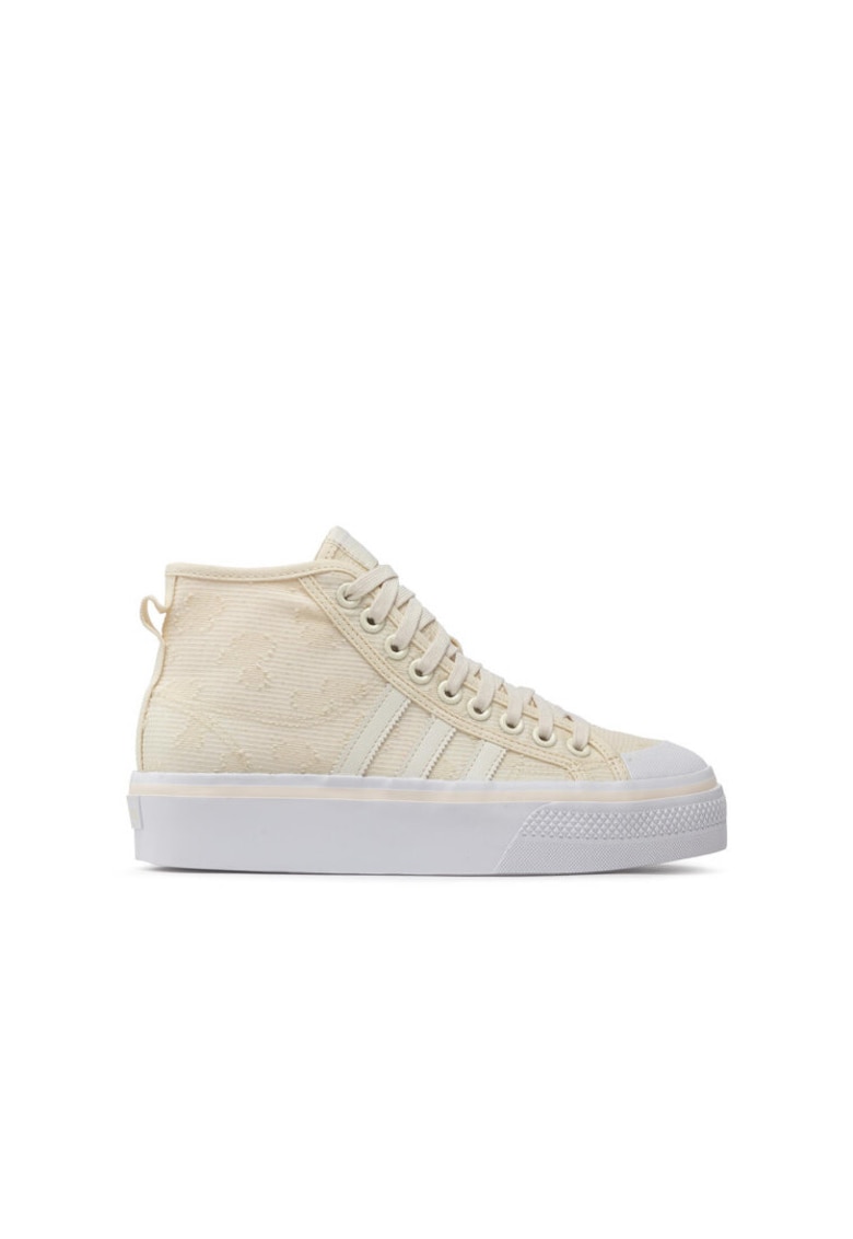 Pantofi sport dama - Nizza Platform Mid W - alb - tesatura -