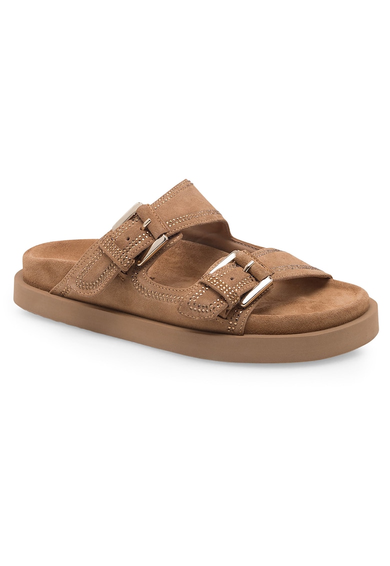 Slapi dama - piele naturala - marodwqfwqd - Maro