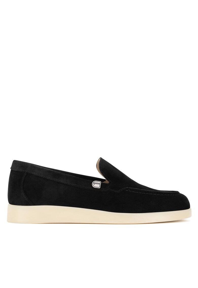 Mocasini dama - piele naturala - negru - GILI-118908