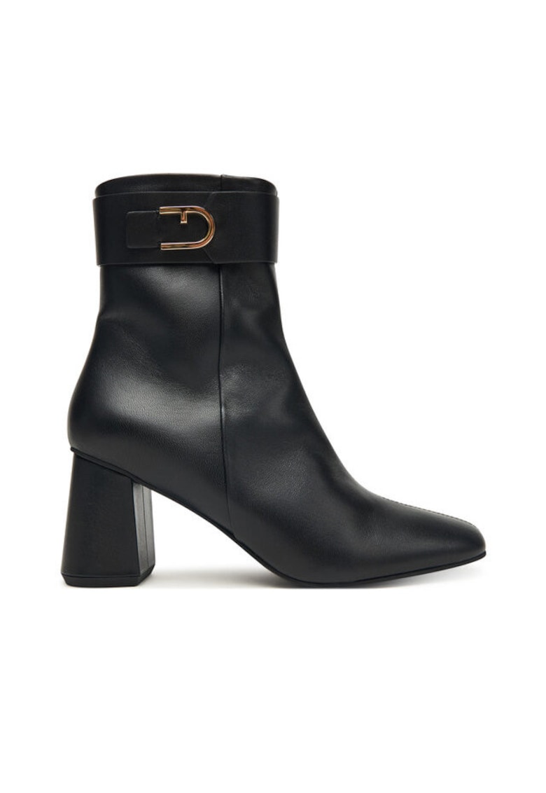Botine dama - negru - piele naturala YJ73HIC-X30000 -
