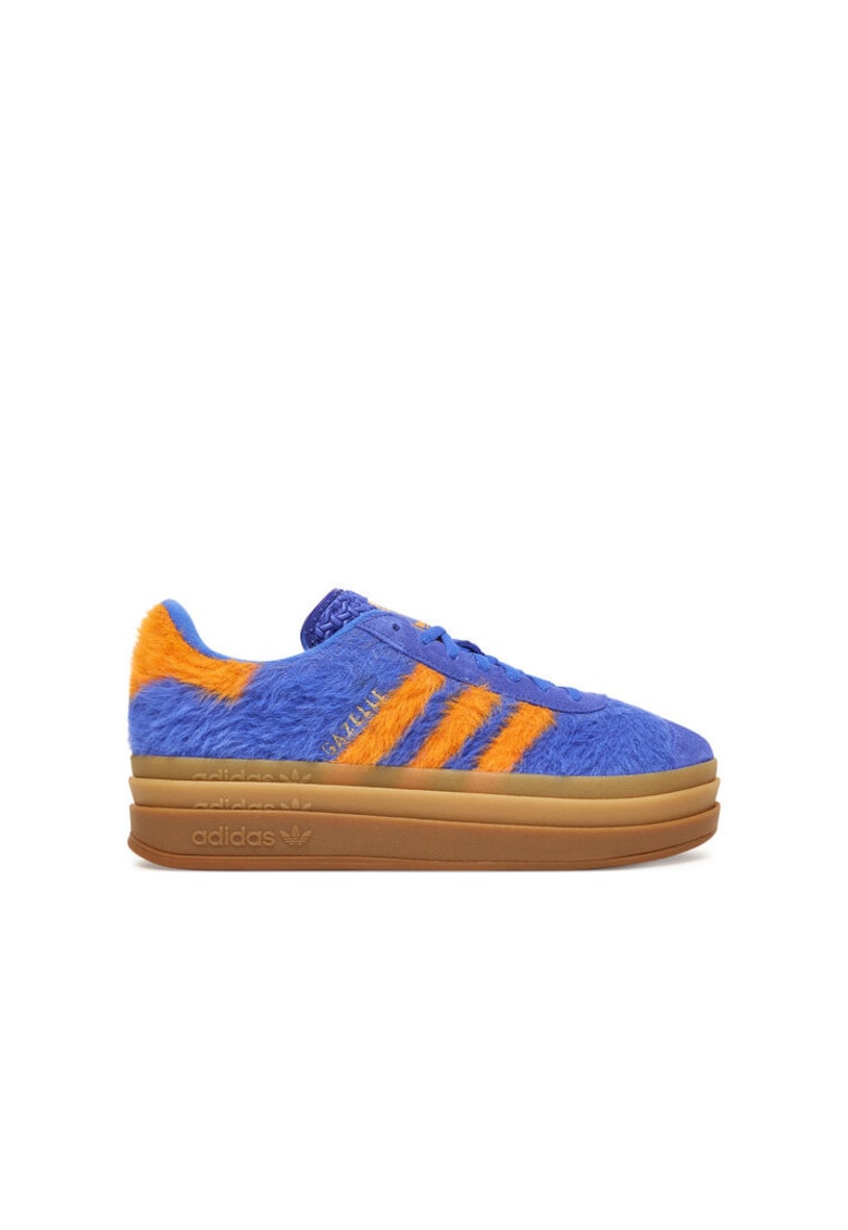 Pantofi sport dama - Gazelle Bold - piele naturala - Hirblu/Borang/Goldmt