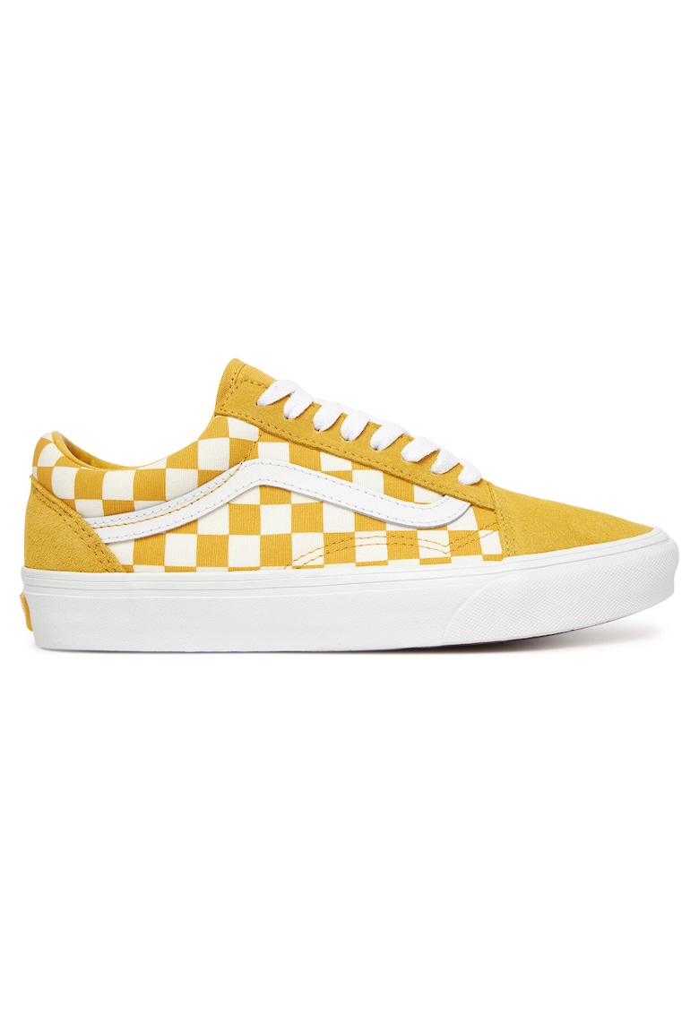 Vans Tenisi unisex Old Skool Checkerboa - textil - galben