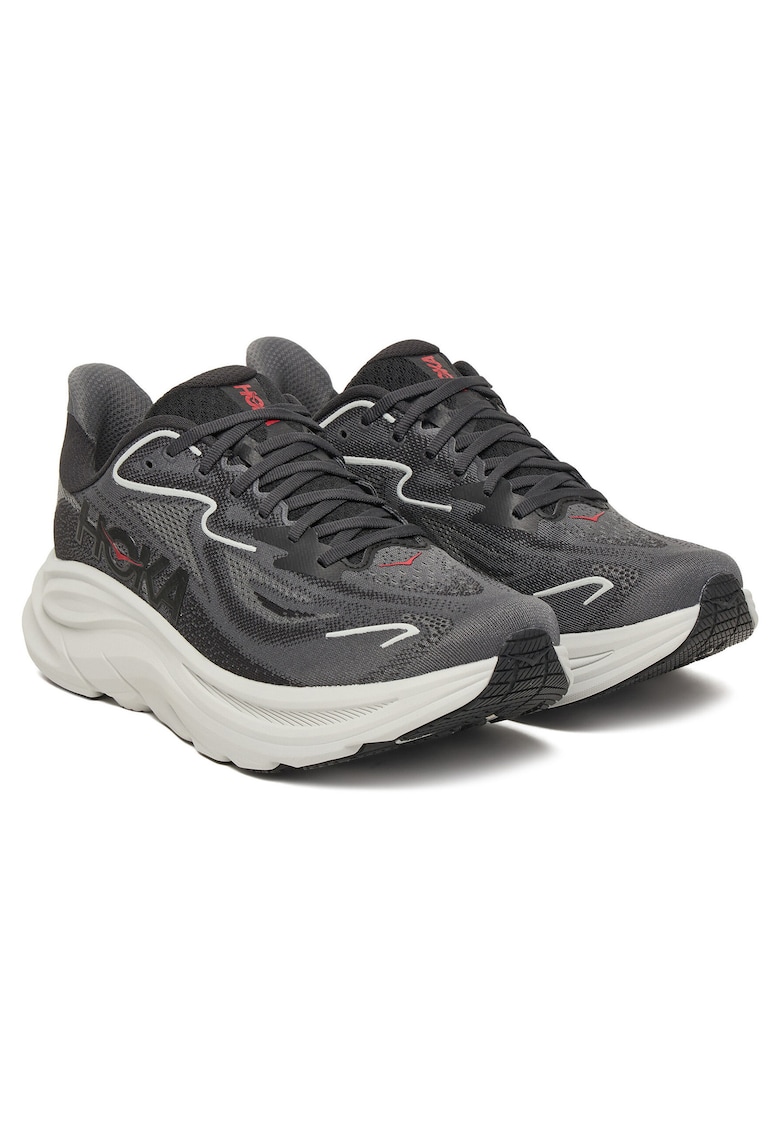 Pantofi sport Clifton 10 - gri - textil - pentru alergare