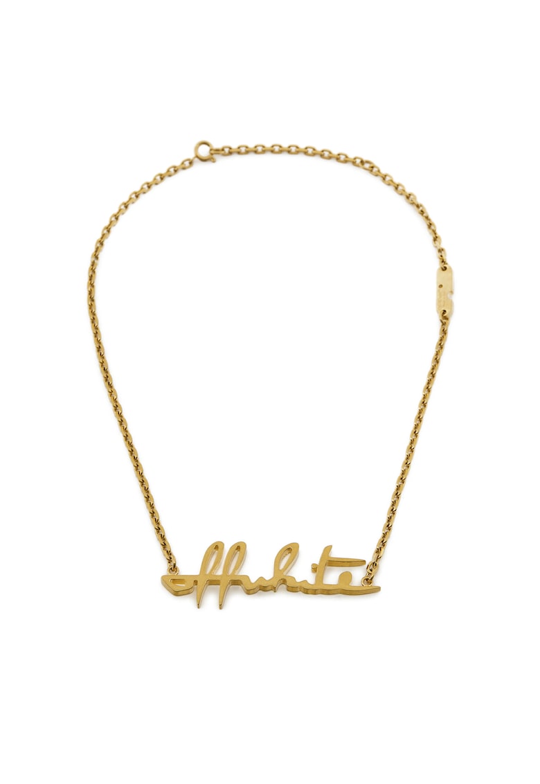 Off White Colier dama auriu