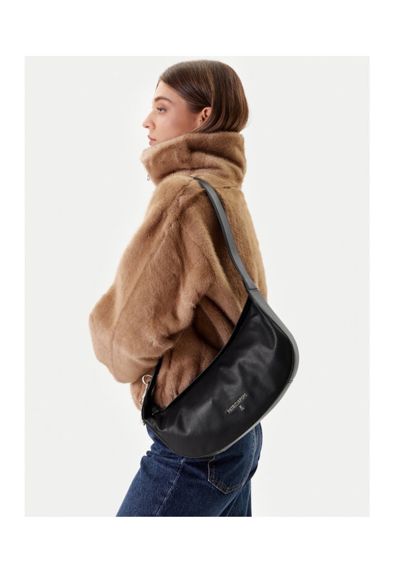 Geanta dama model 8B0274 L164 K103 - piele naturala - culoare negru.