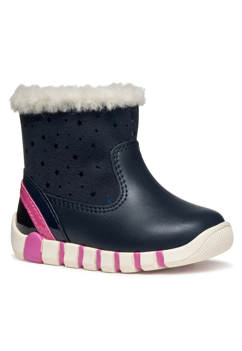 Geox Cizme sport fete - piele ecologica - multicolor