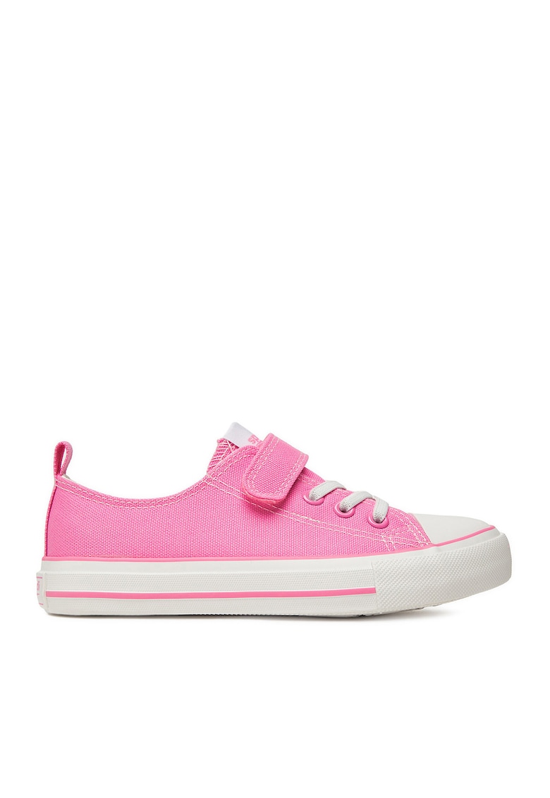 Tenisi copii - fete - roz - material textil