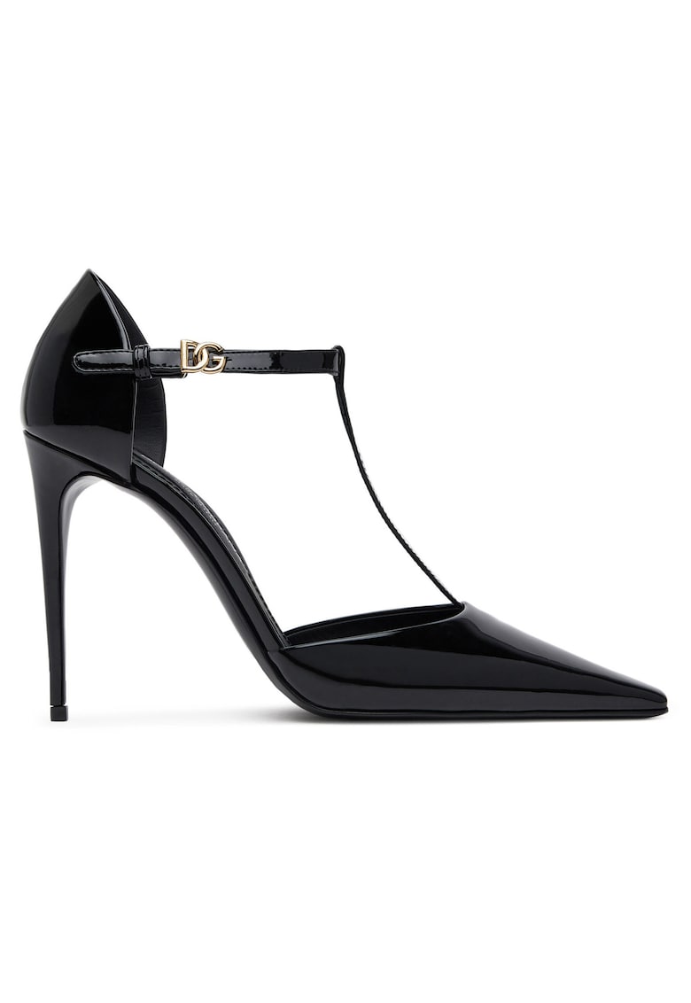 Pantofi stiletto Dolce Gabbana - piele naturala - toc inalt - negru
