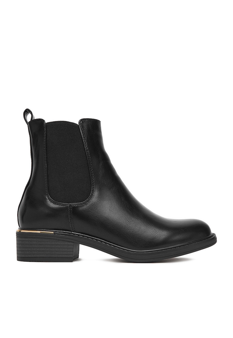 Ghete dama 8326 - negru - sintetic