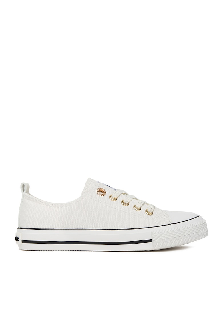 Tenisi copii - fete - alb - material textil