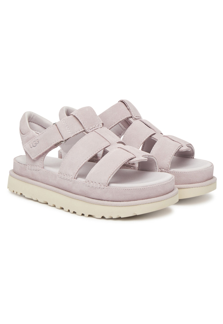 Sandale dama Bay Fog - piele naturala - cu curea - culoare bej