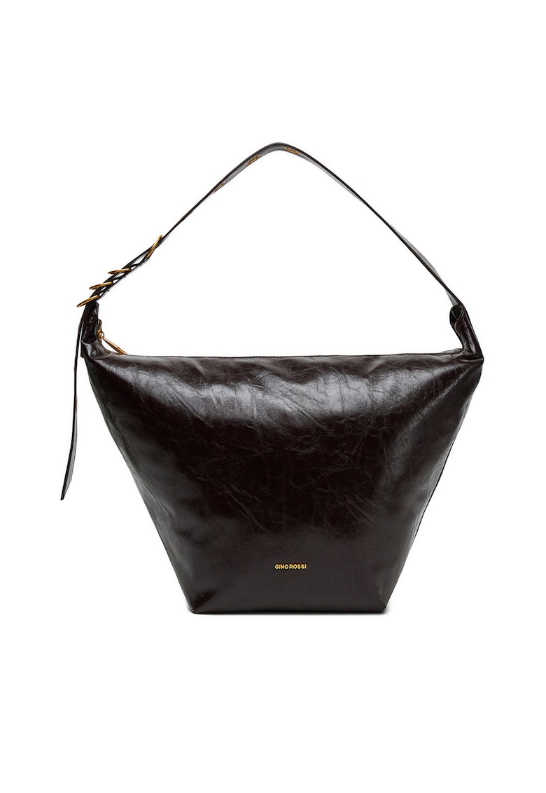 Geanta dama brown - material textil - model C-ZAINA-RX8784