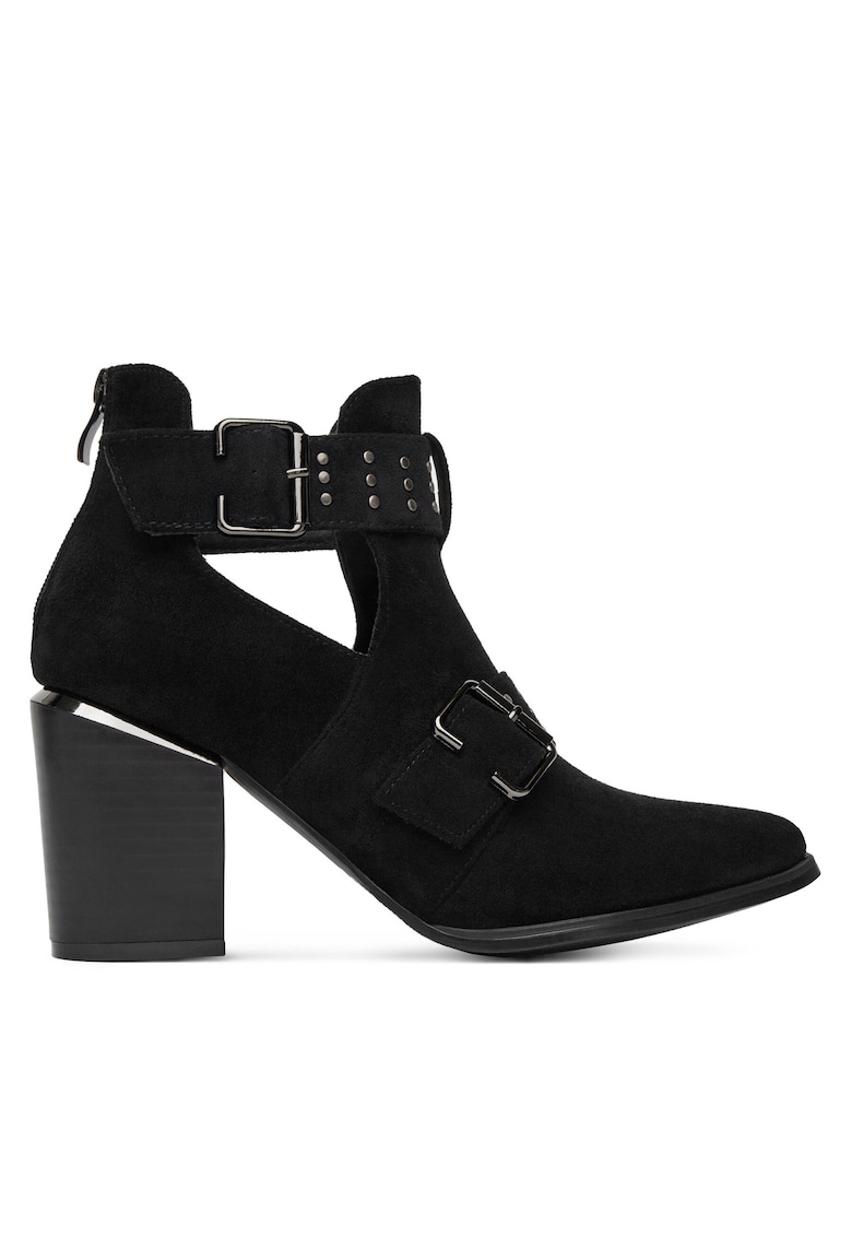 Botine dama 7612-7 - Textil - Negru