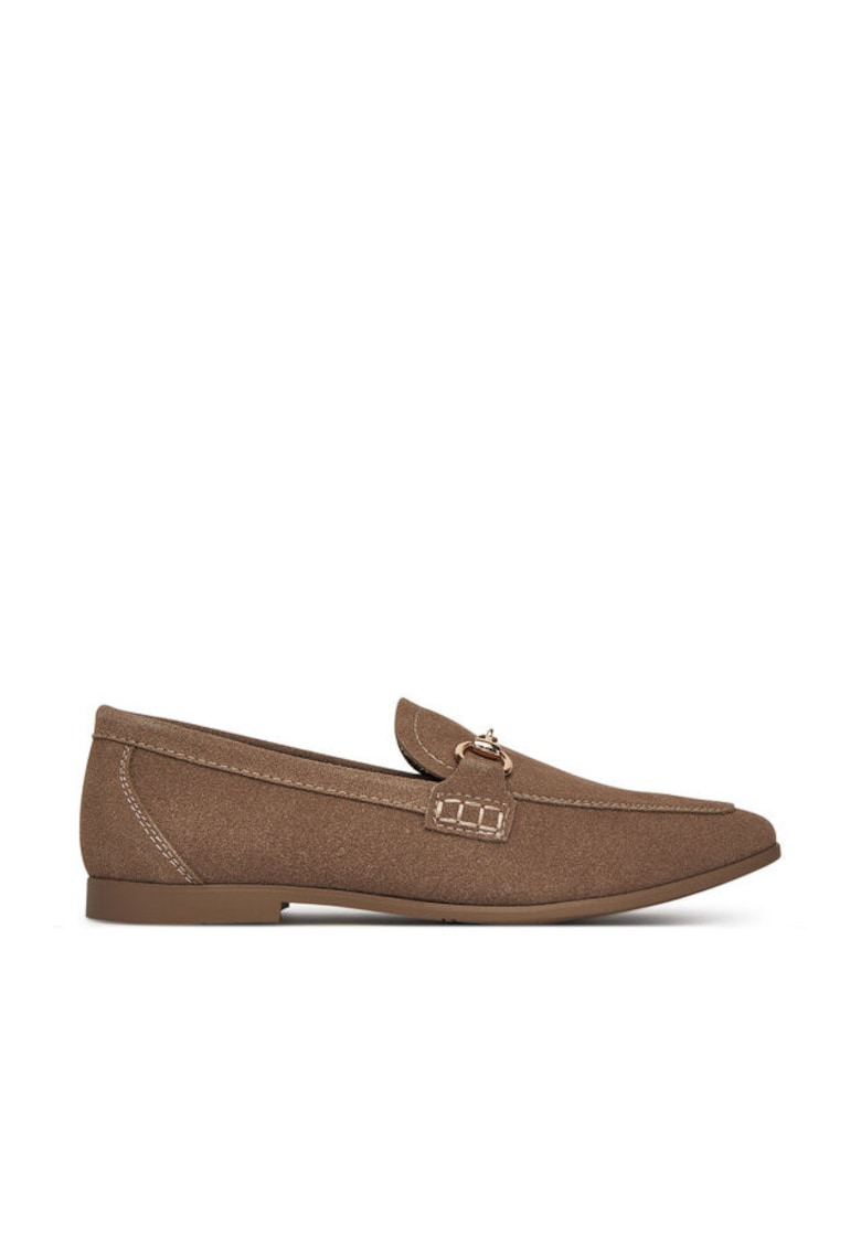 Mocasini dama - model HY60163-9 - bej - tesatura