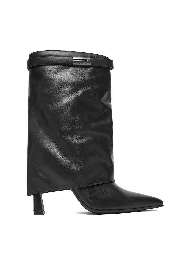Botine - din piele naturala - negre