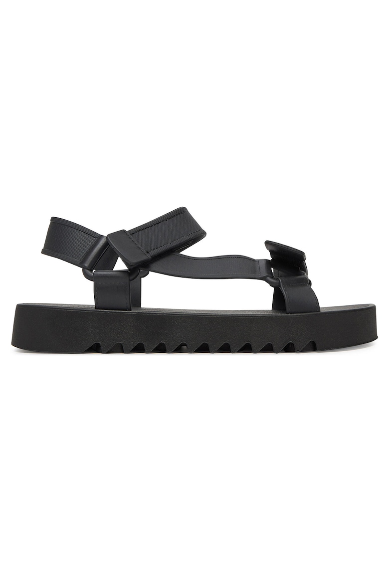 Sandale dama - model CT0613-71 - negru - plastic