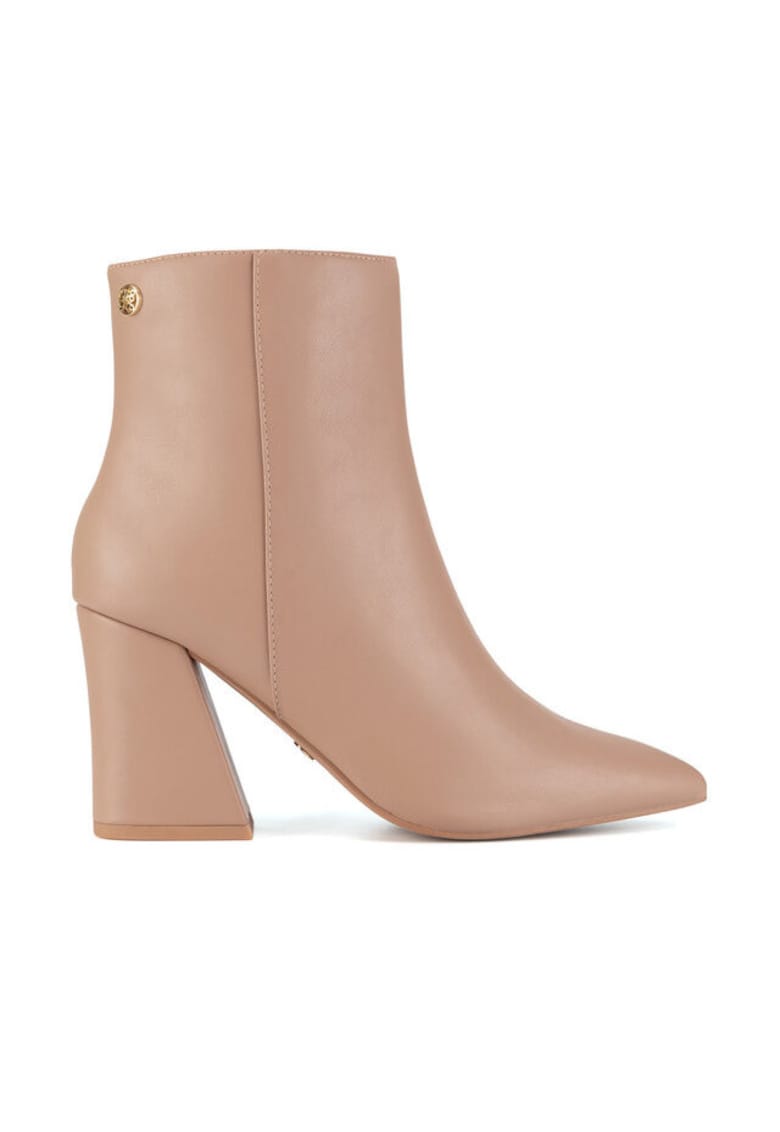 Botine dama CEO-AIDA-01 - Textil - Bej - Bej