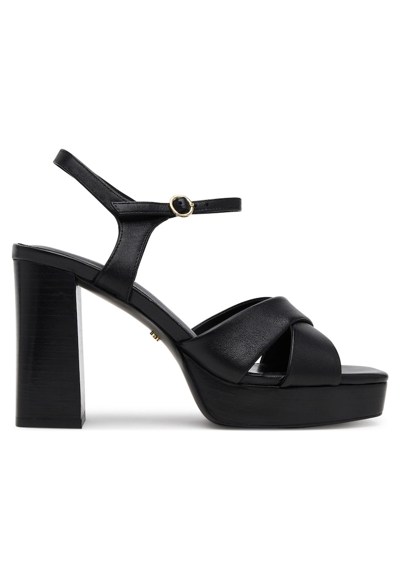 Sandale dama - ALIA-118081 - piele naturala - negru