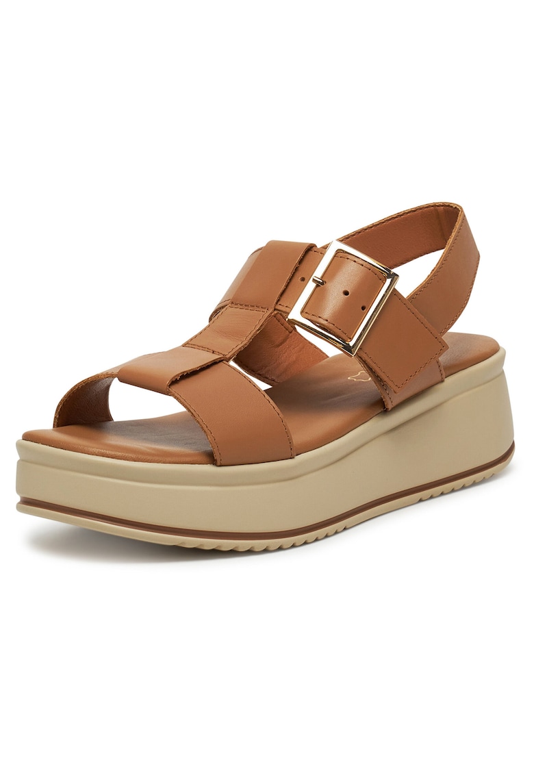 Sandale dama - ARC-4883-17 - piele naturala - maro
