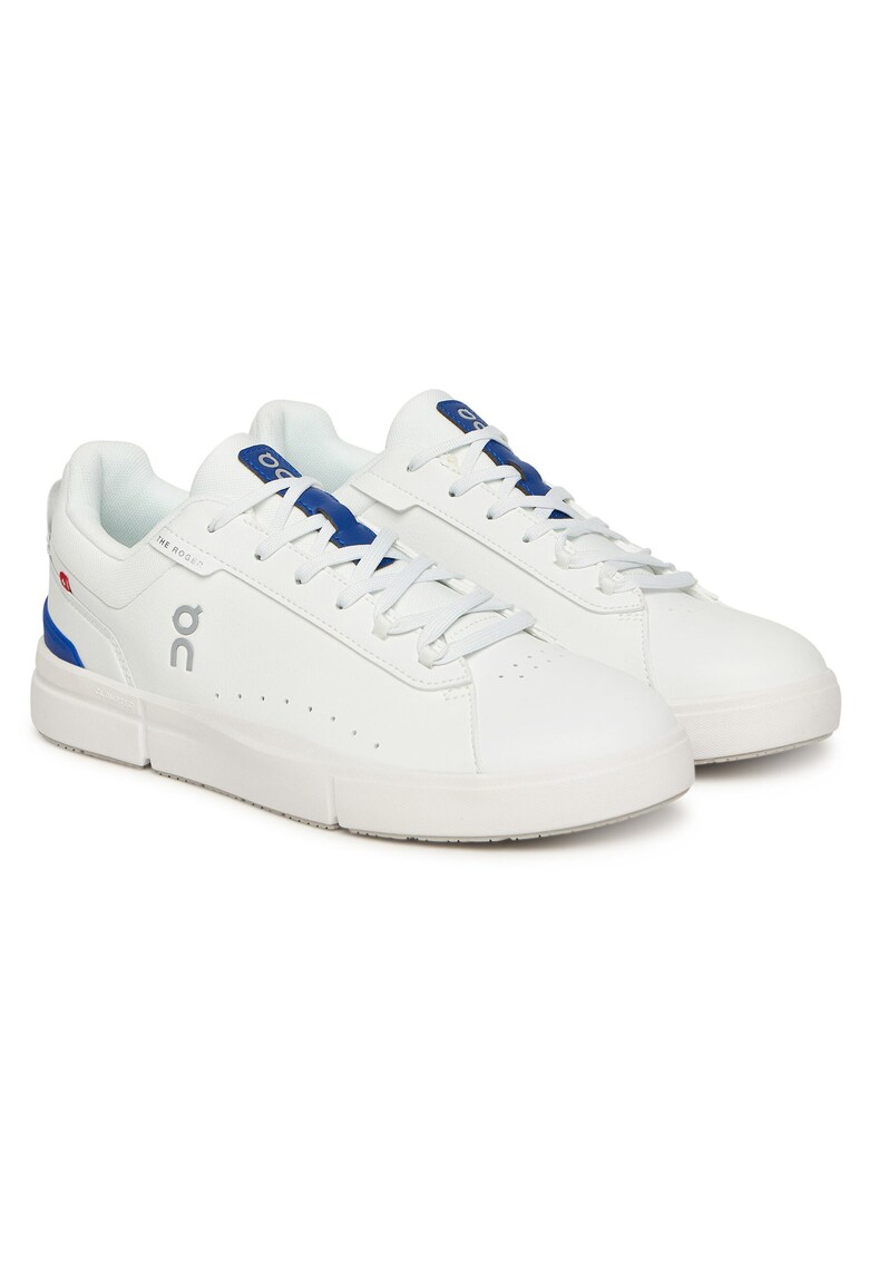 Tenisi barbati model White 0629 - piele ecologica - alb