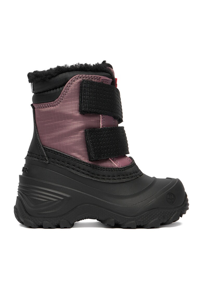 Cizme sport fete - plastic - mov/negru