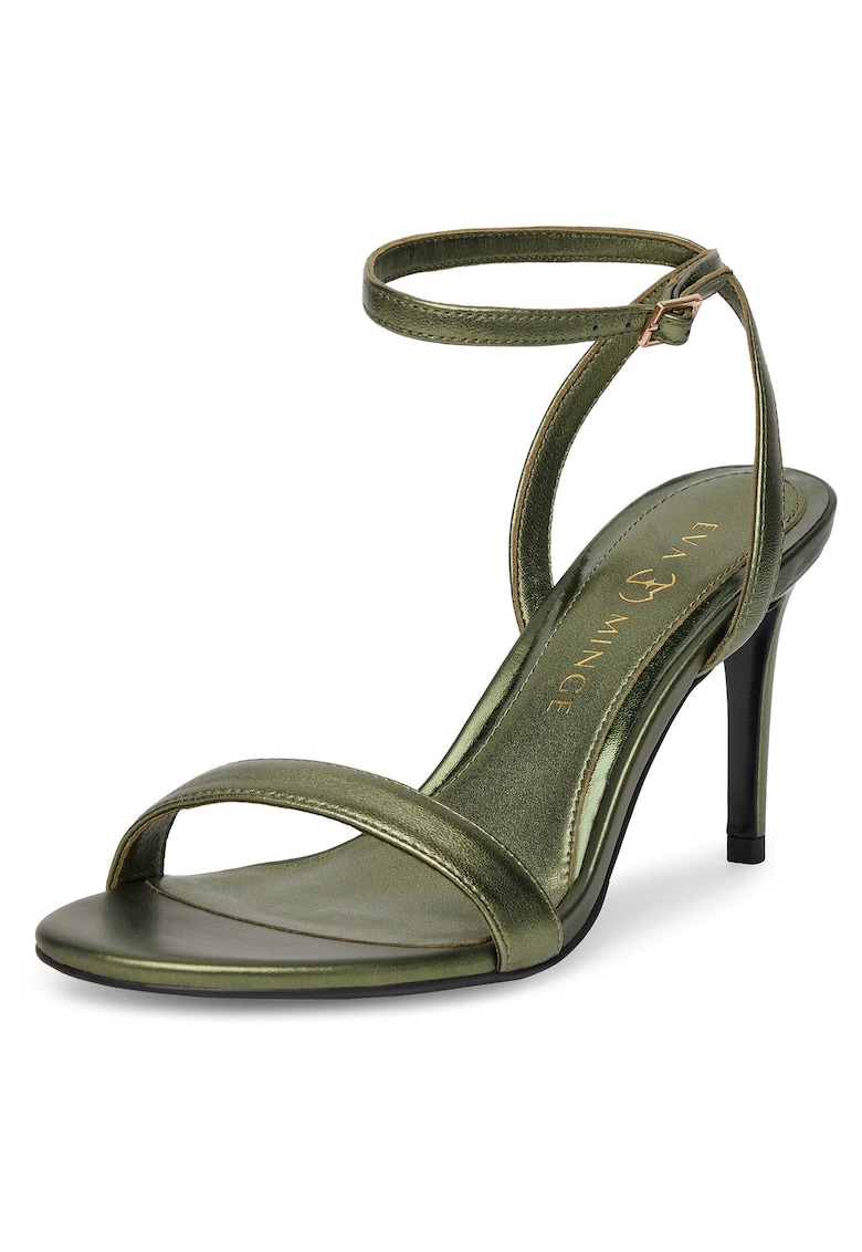 Sandale dama - piele naturala - verde