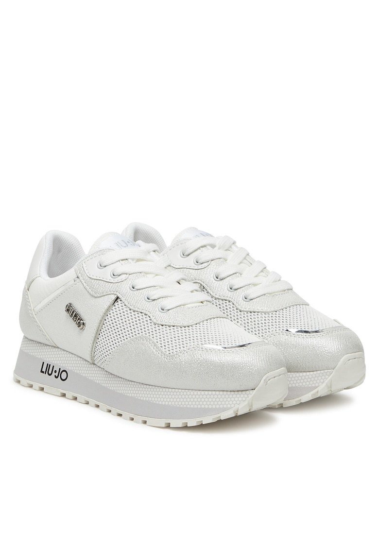 Pantofi copii piele ecologica - alb - model 01111 - fete -