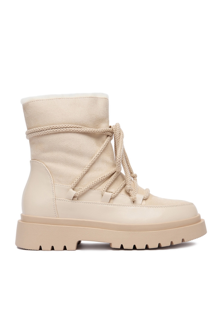 Ghete de zapada dama - ecru