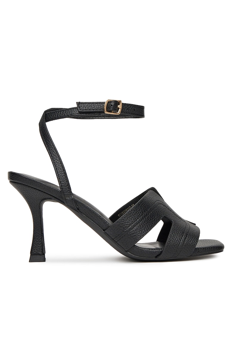 Sandale dama - R25SS00542 - piele ecologica - negru