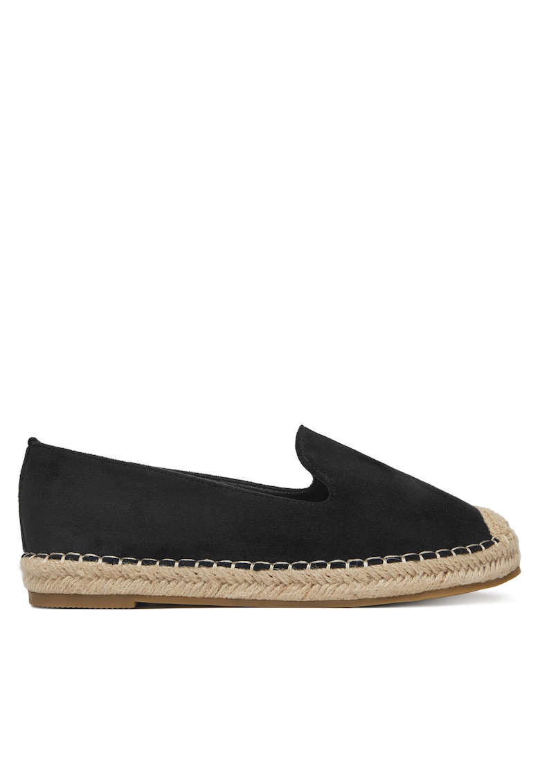 Espadrile negre - tesatura - pentru femei