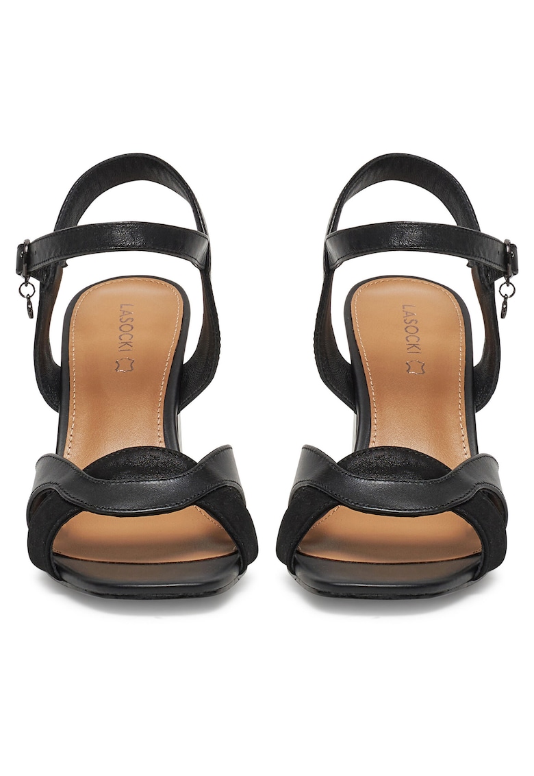Sandale dama - WYL3119-15Z - piele naturala - negru