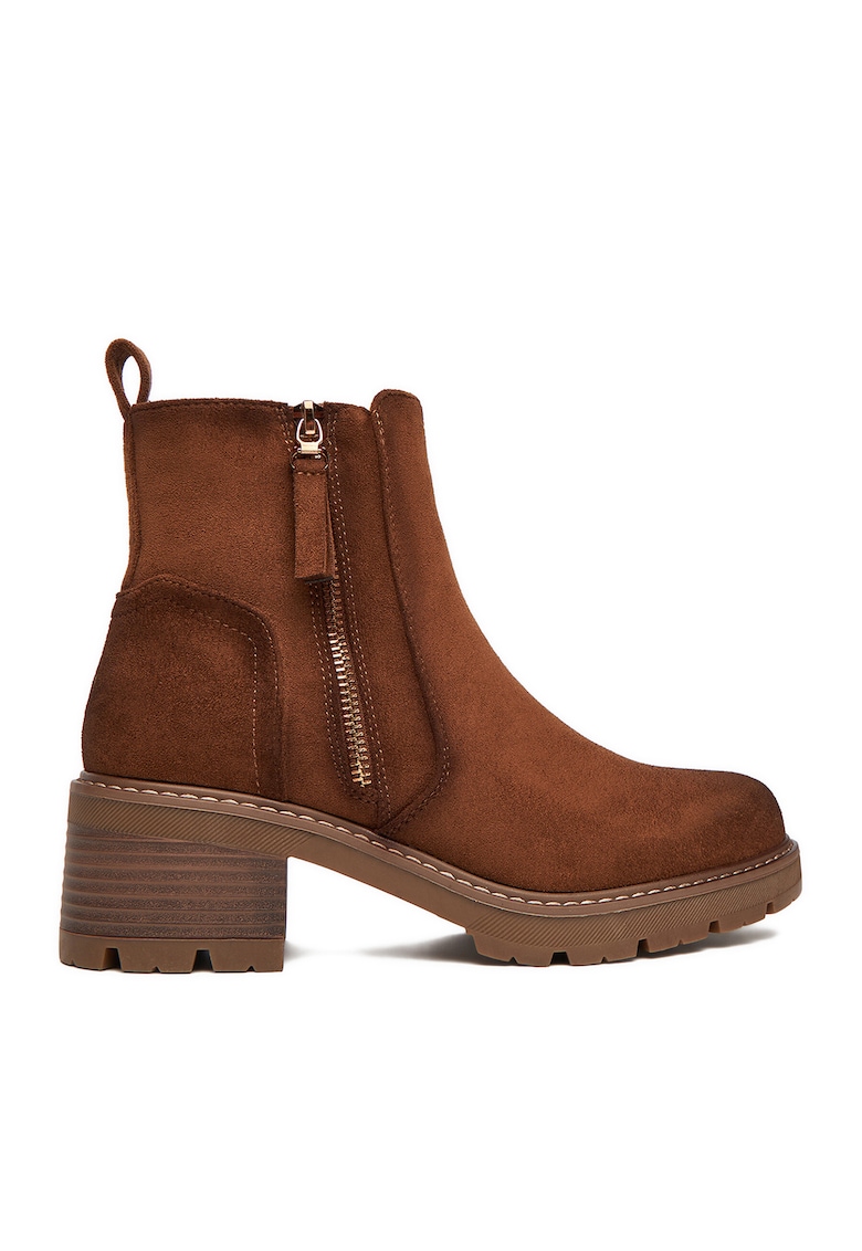 Clara Barson Botine dama CEO-HY58222-1 - maro - sintetic