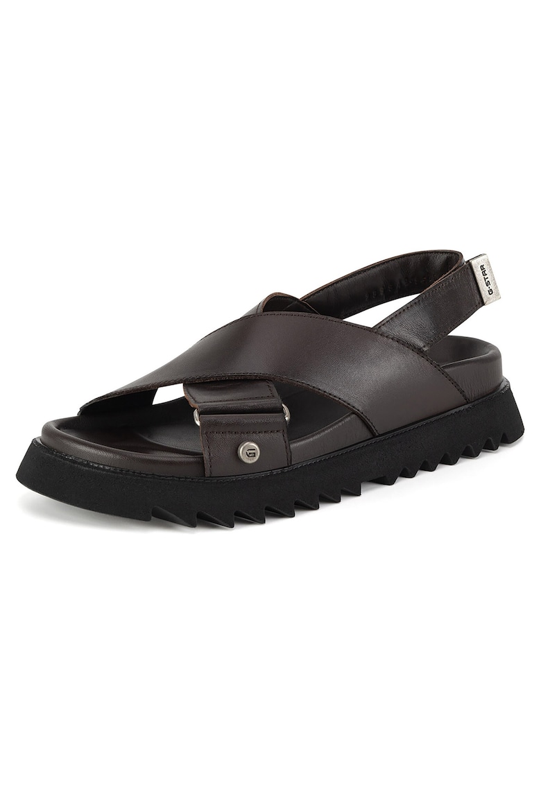 Sandale dama - DEBRA-25SS495 - piele naturala - Maro