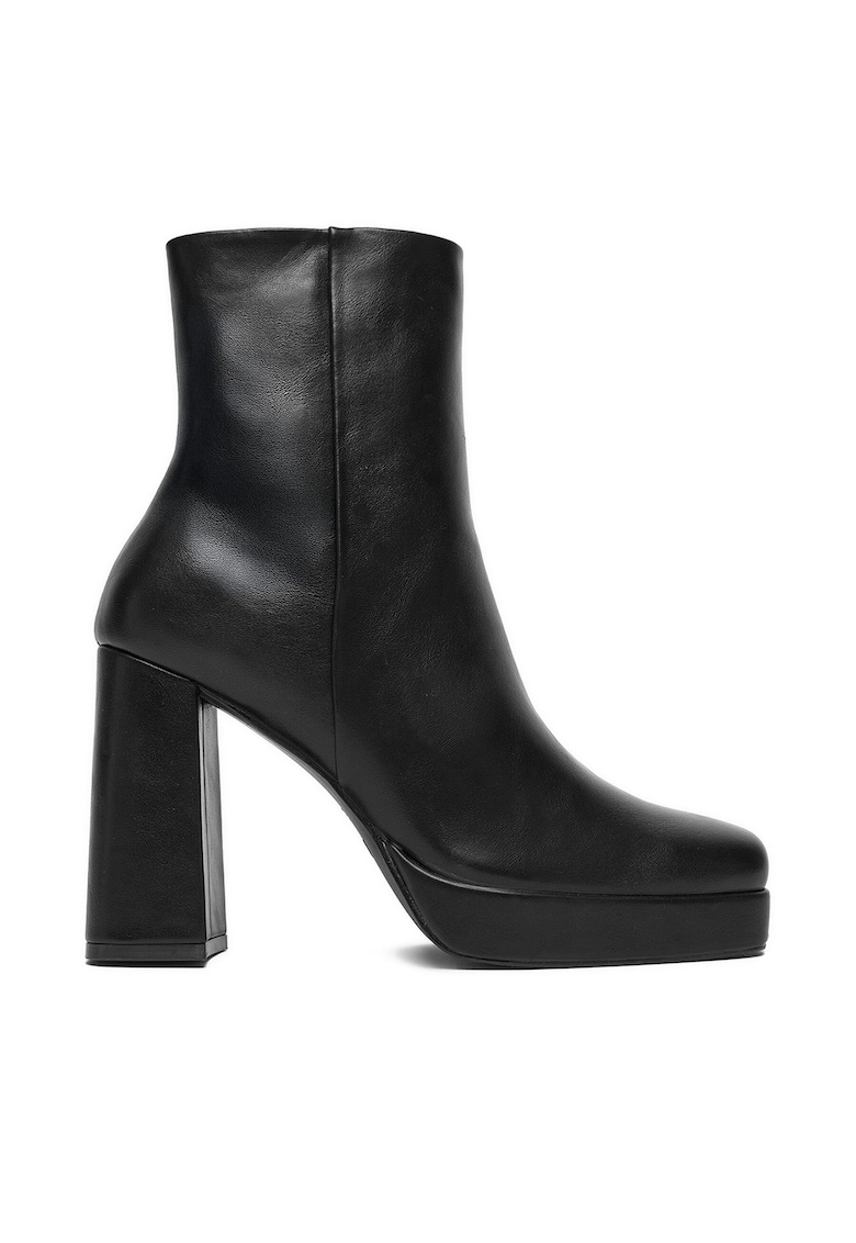 Botine dama 24ST0155-1 - Textil - Negru