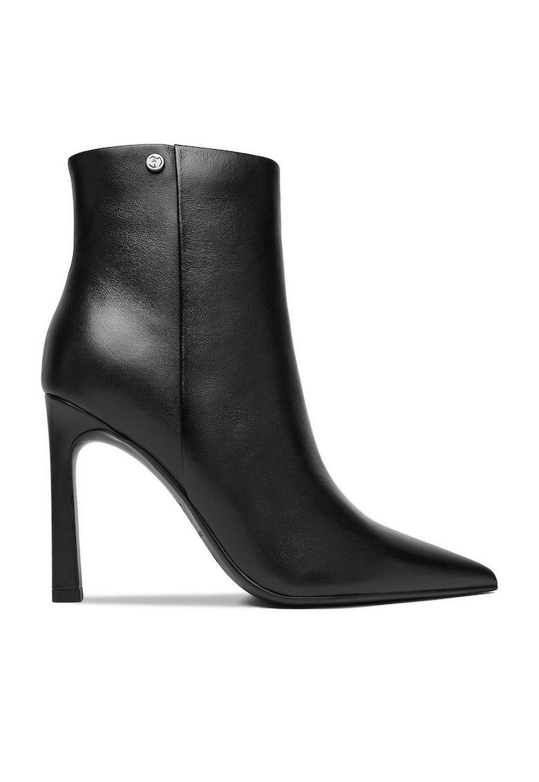 Botine dama - EO-ZAIN-1 - piele naturala - Negru