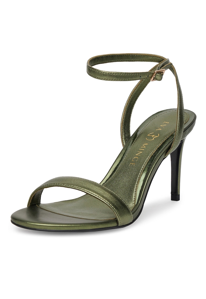 Sandale dama - piele naturala - verde
