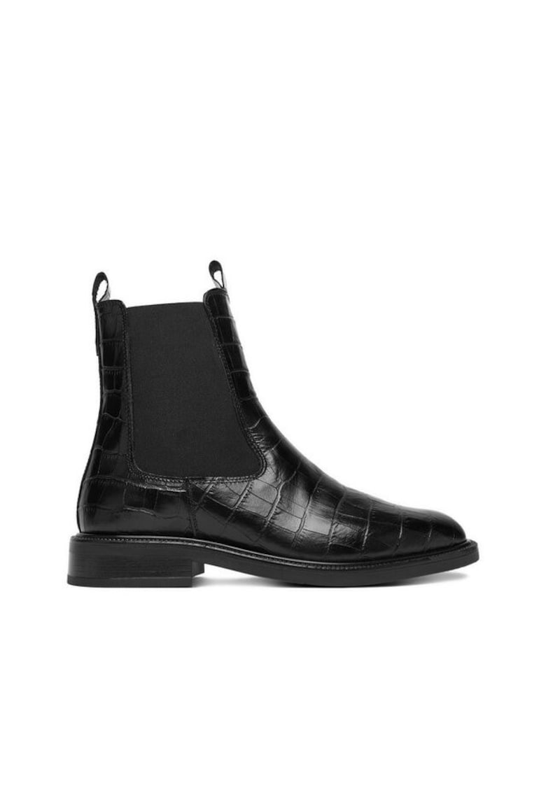 Botine dama C-PETRA-25478PE-C - Piele naturala - Negru