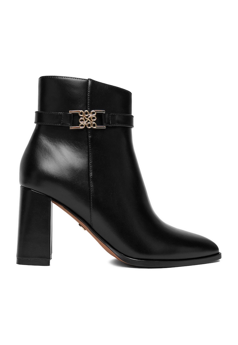 Botine dama CEO-NASIRA-01 - Negru - Textil
