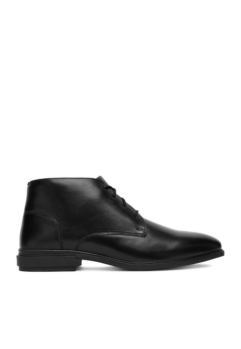 Ghete barbati - piele naturala - negru