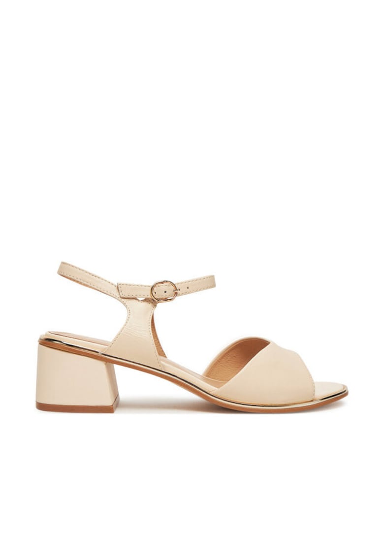 Sandale dama - WYL3784-1Z - piele naturala - bej