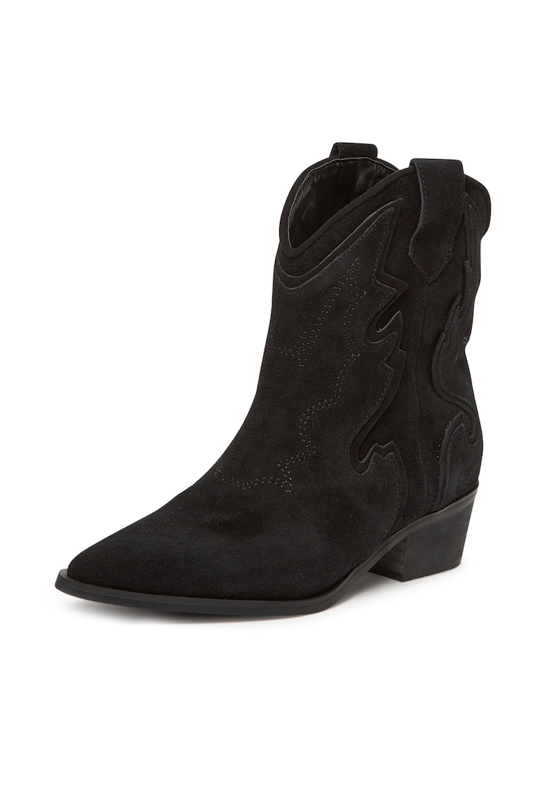 Botine dama 3523-9 - Textil - Negru