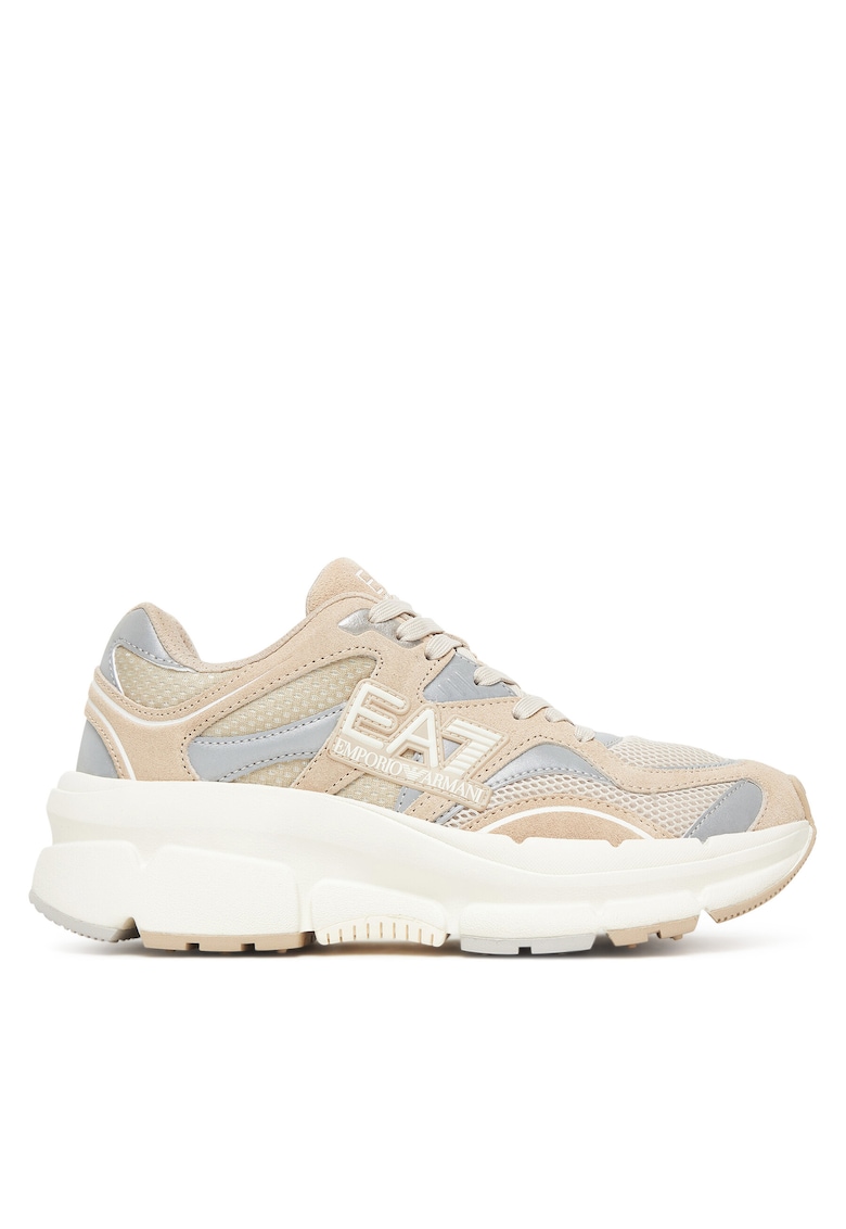 Pantofi sport femeie Cement/Off White - material textil