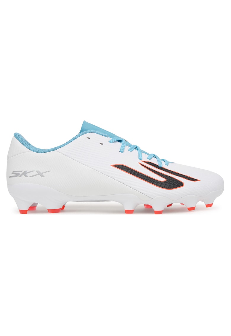 Pantofi sport barbati - ghete de fotbal - alb - piele ecologica
